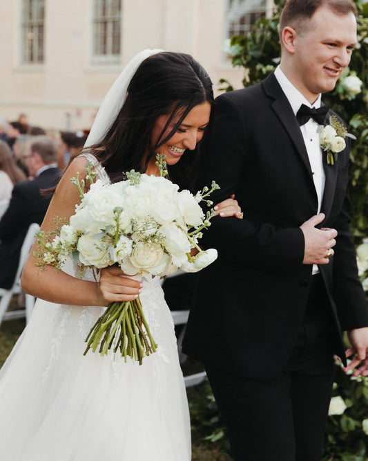 Classic Elegance: Florals for Jessica and Tanner’s Wedding at the Old Medical College